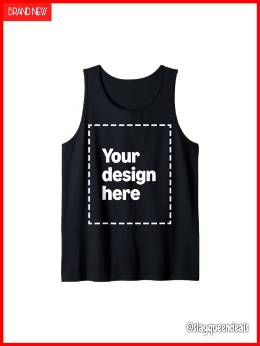 Custom Tank Top with Your Image Personalized Unisex Sleeveless DTG Printed